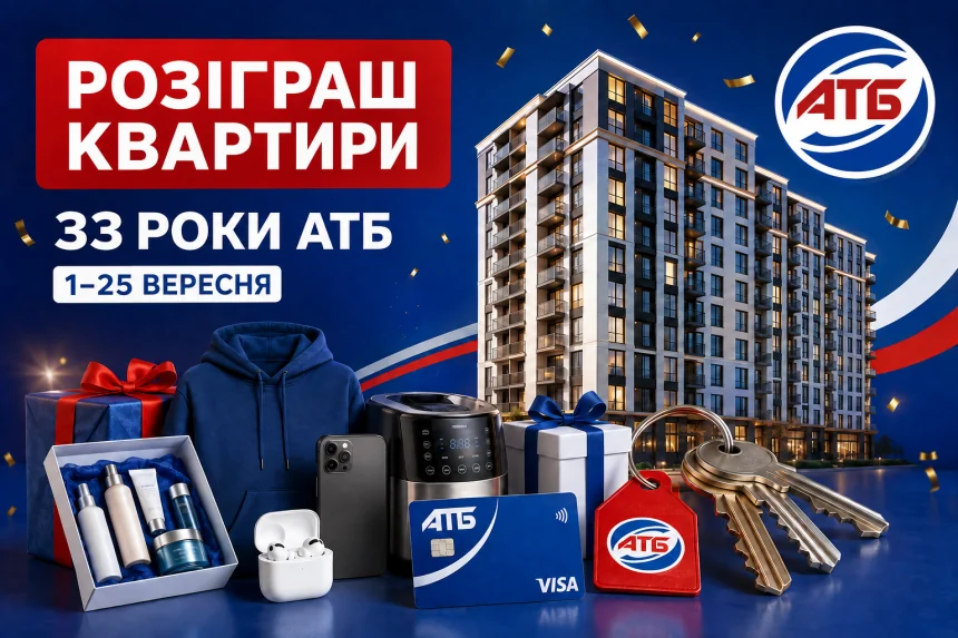 АТБ розпочала акцію до річниці: головний приз — квартира